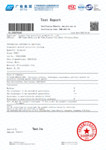 EN14126-2003-AC-2004-英文版-PP+透气膜连体防护服特奥防护检测报告